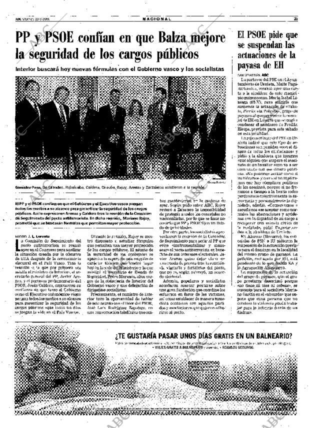 ABC MADRID 23-03-2001 página 21