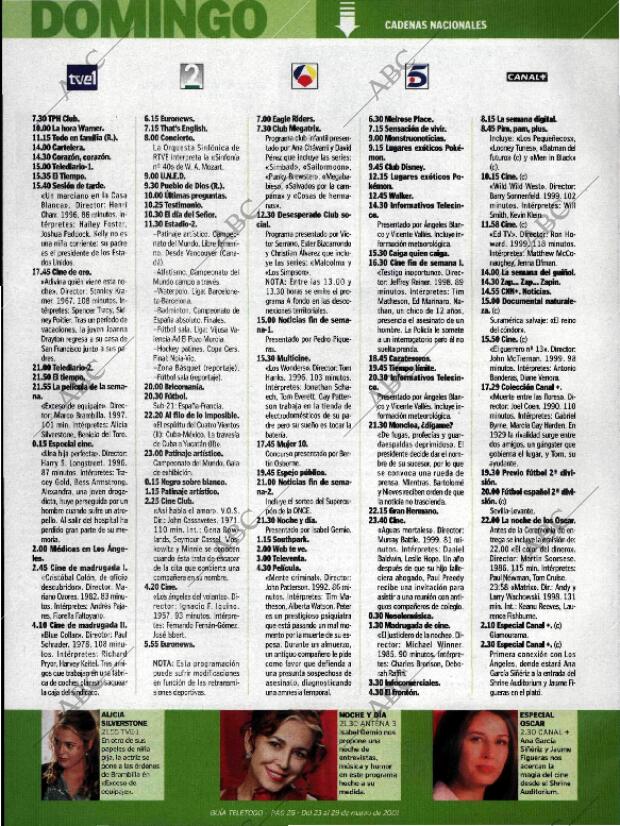 ABC MADRID 23-03-2001 página 234