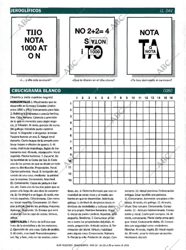 ABC MADRID 23-03-2001 página 238