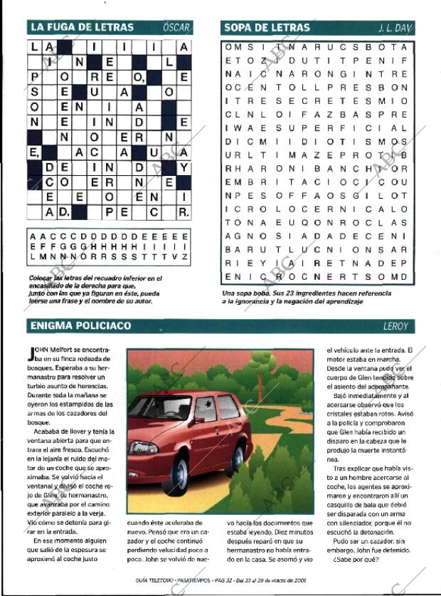 ABC MADRID 23-03-2001 página 240