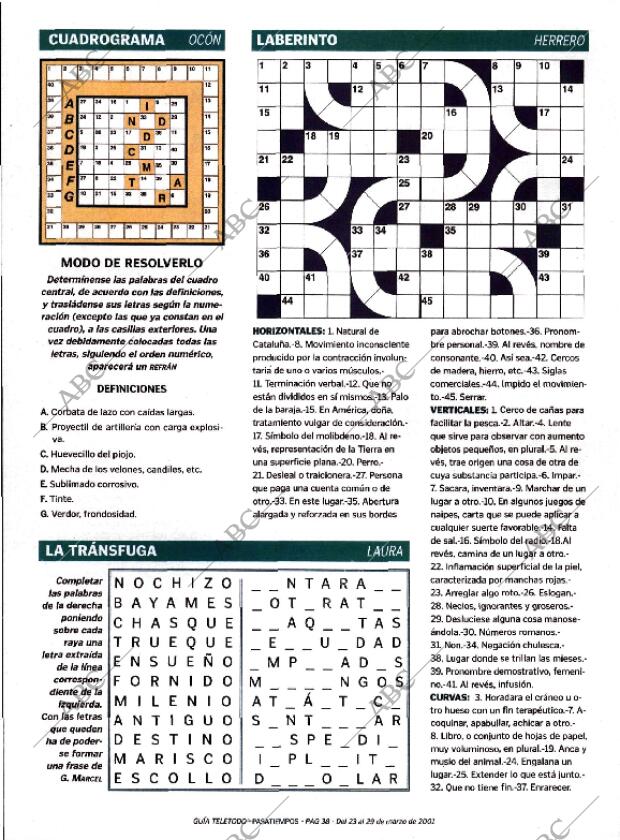 ABC MADRID 23-03-2001 página 246