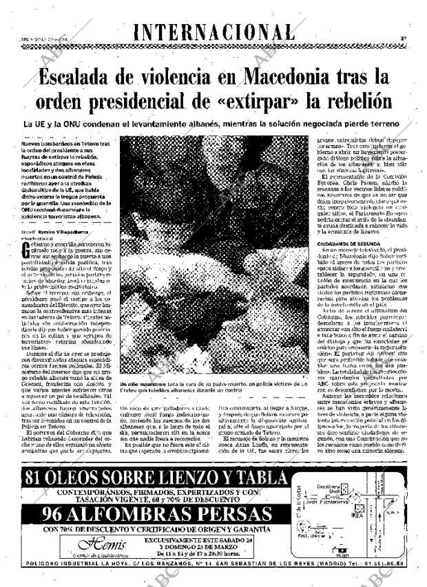ABC MADRID 23-03-2001 página 27
