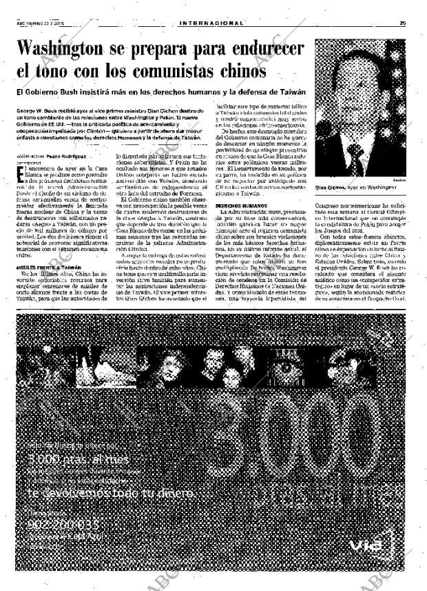 ABC MADRID 23-03-2001 página 29