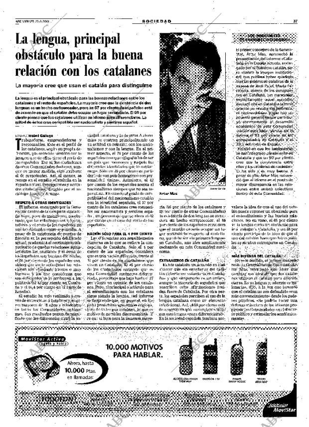 ABC MADRID 23-03-2001 página 37