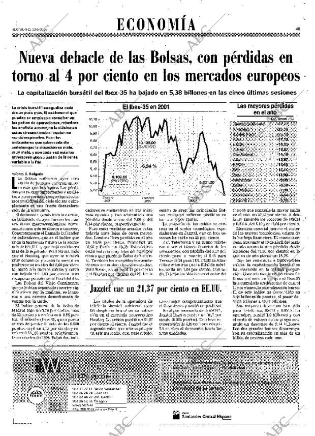ABC MADRID 23-03-2001 página 45