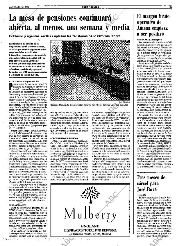 ABC MADRID 23-03-2001 página 51