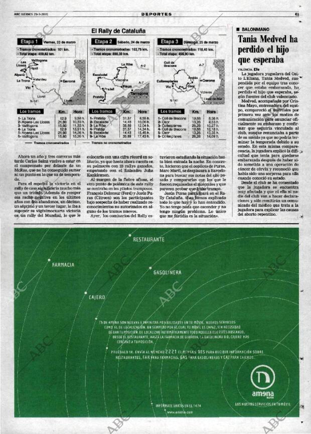 ABC MADRID 23-03-2001 página 61