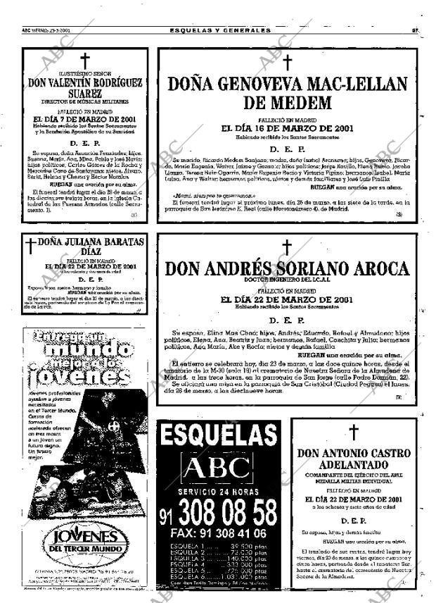 ABC MADRID 23-03-2001 página 67