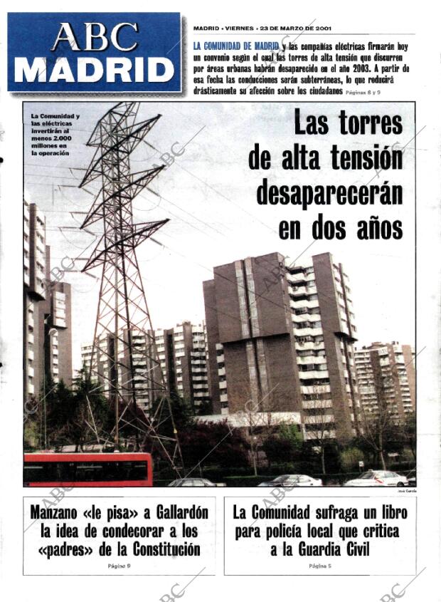 ABC MADRID 23-03-2001 página 85