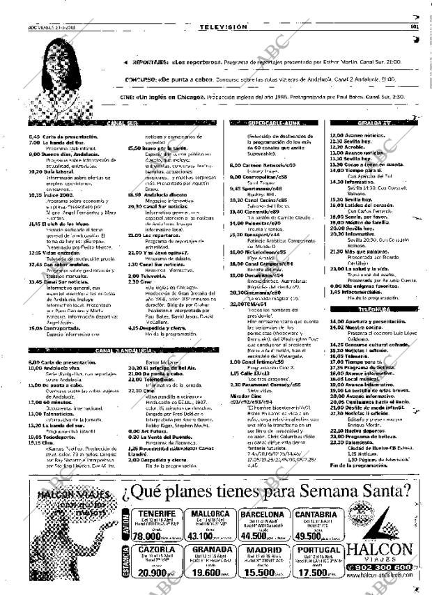 ABC SEVILLA 23-03-2001 página 101