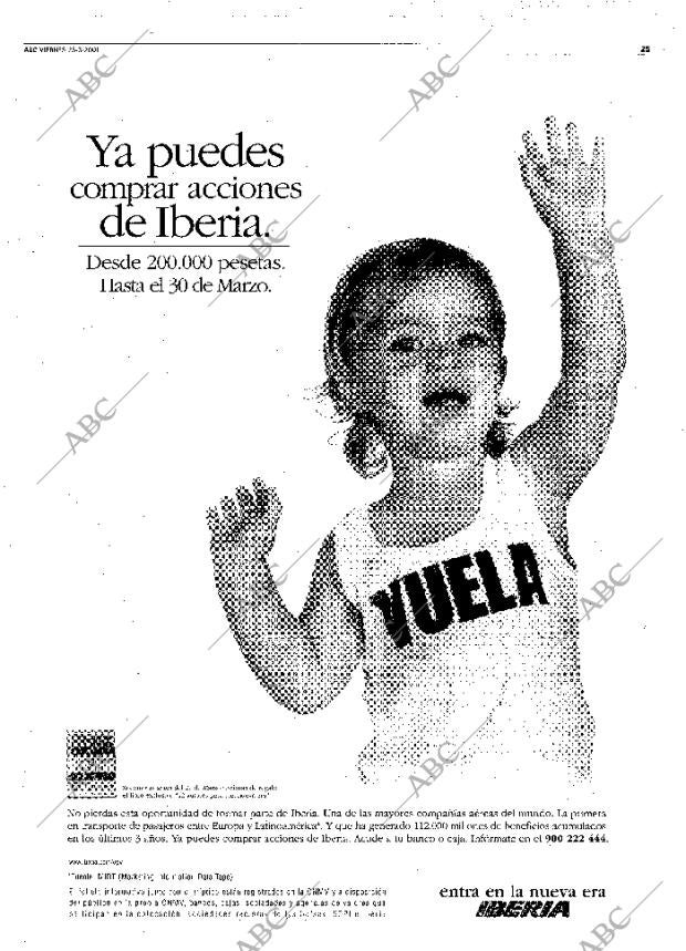 ABC SEVILLA 23-03-2001 página 25