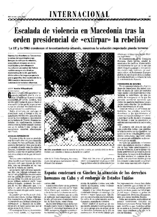 ABC SEVILLA 23-03-2001 página 27