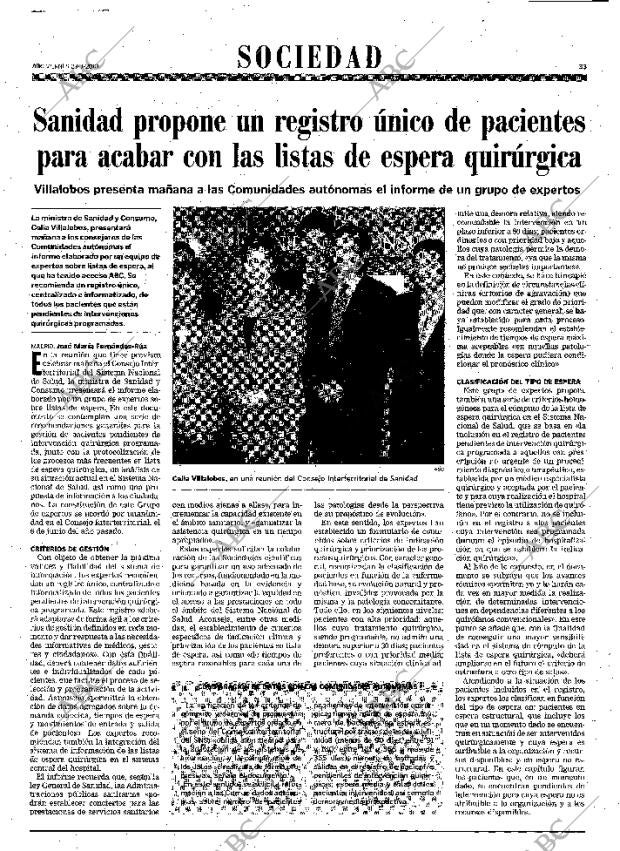 ABC SEVILLA 23-03-2001 página 33