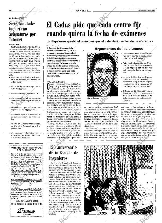 ABC SEVILLA 23-03-2001 página 44
