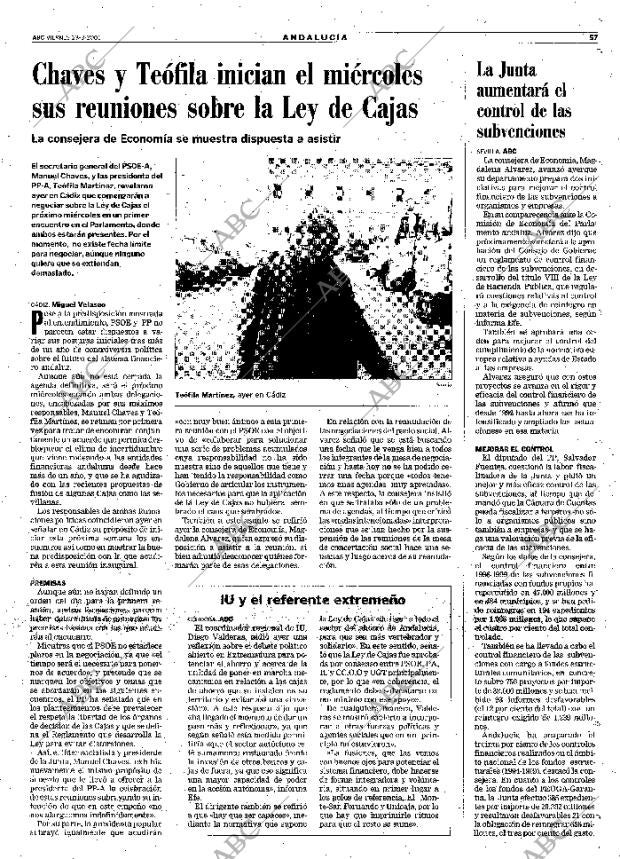 ABC SEVILLA 23-03-2001 página 57