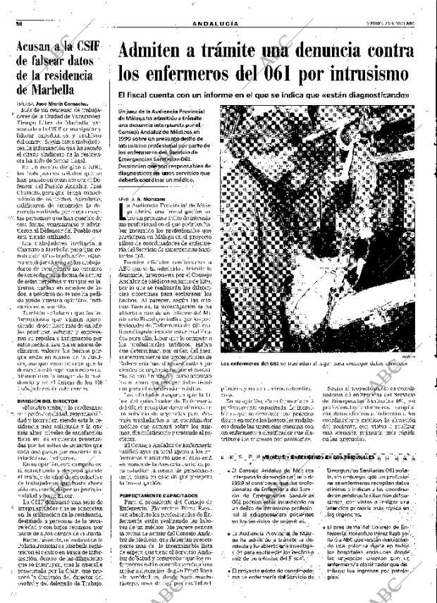 ABC SEVILLA 23-03-2001 página 58
