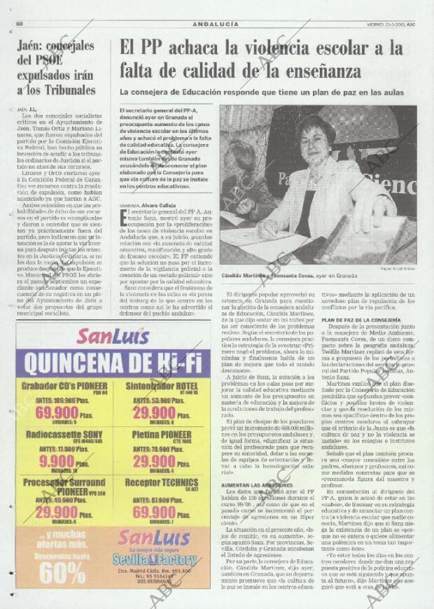 ABC SEVILLA 23-03-2001 página 60