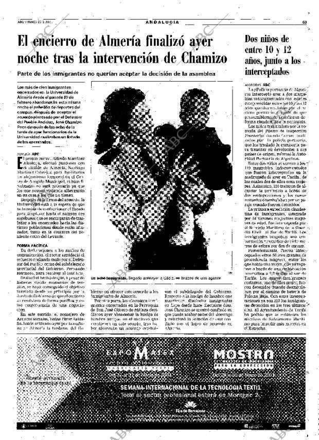 ABC SEVILLA 23-03-2001 página 63