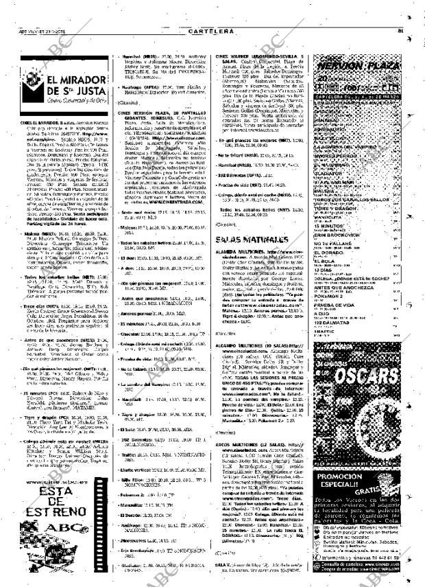 ABC SEVILLA 23-03-2001 página 81