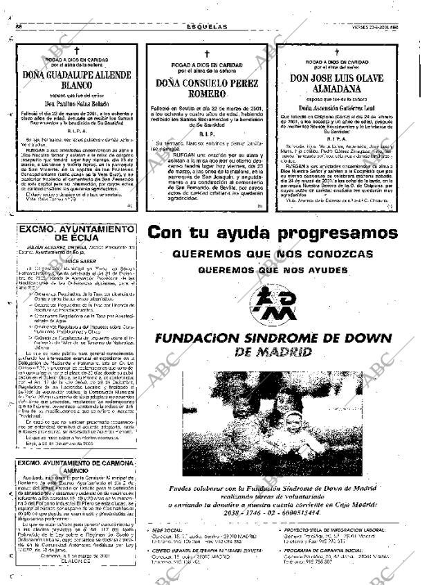 ABC SEVILLA 23-03-2001 página 88