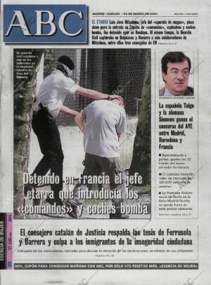 ABC MADRID 24-03-2001 página 1