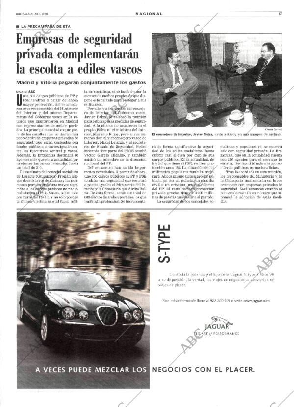 ABC MADRID 24-03-2001 página 17