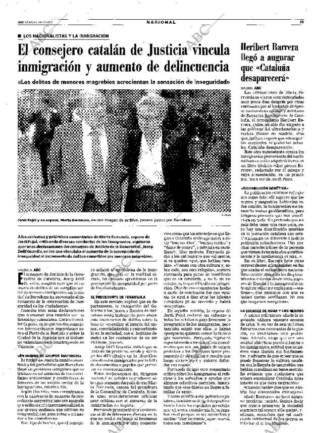 ABC MADRID 24-03-2001 página 19
