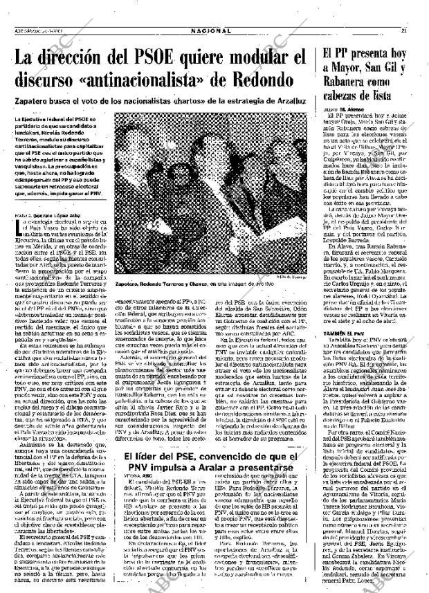 ABC MADRID 24-03-2001 página 21