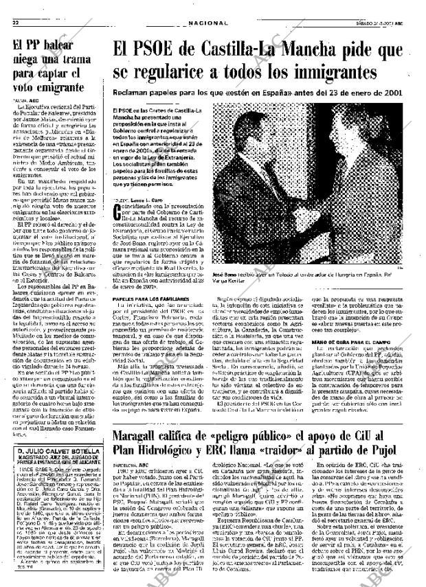 ABC MADRID 24-03-2001 página 22