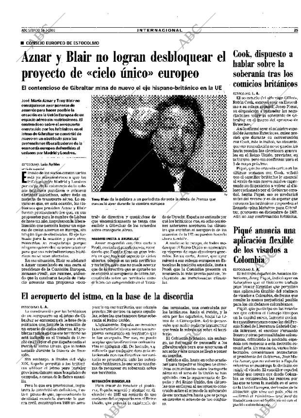 ABC MADRID 24-03-2001 página 25