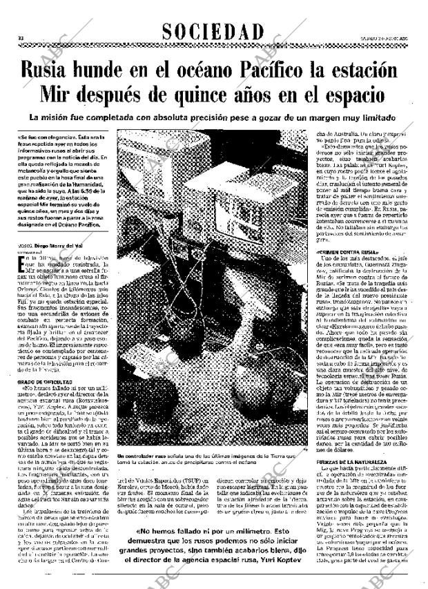 ABC MADRID 24-03-2001 página 32