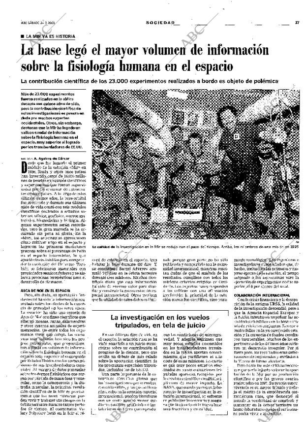 ABC MADRID 24-03-2001 página 37