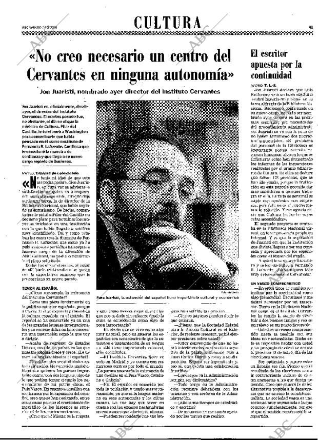 ABC MADRID 24-03-2001 página 41