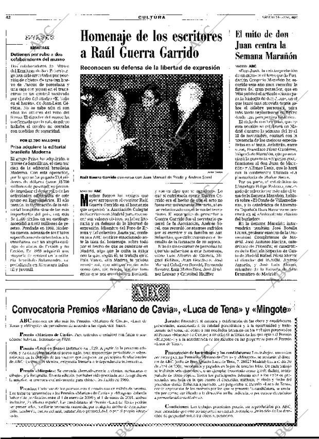 ABC MADRID 24-03-2001 página 42