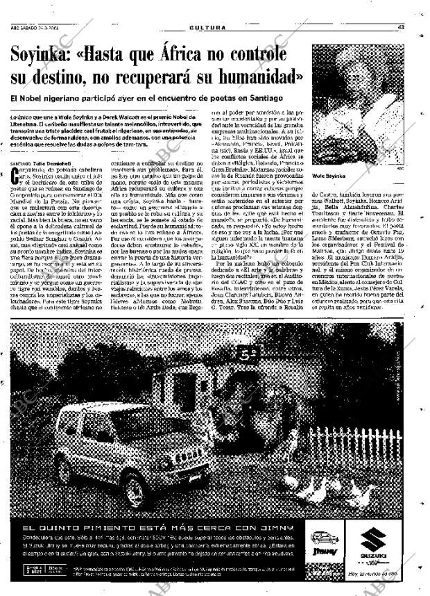 ABC MADRID 24-03-2001 página 43