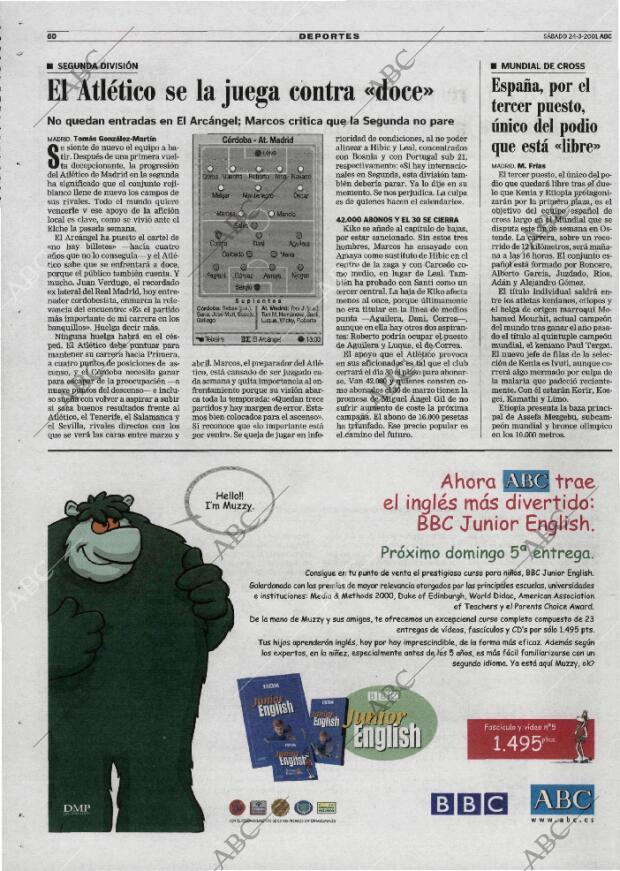 ABC MADRID 24-03-2001 página 60