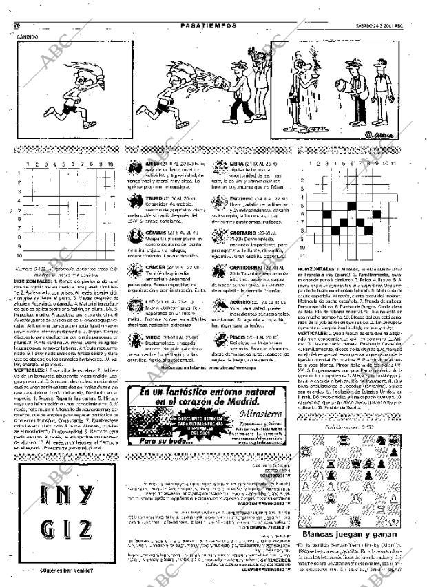 ABC MADRID 24-03-2001 página 70