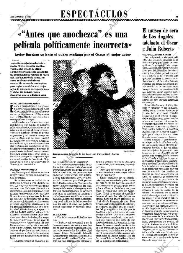 ABC MADRID 24-03-2001 página 71