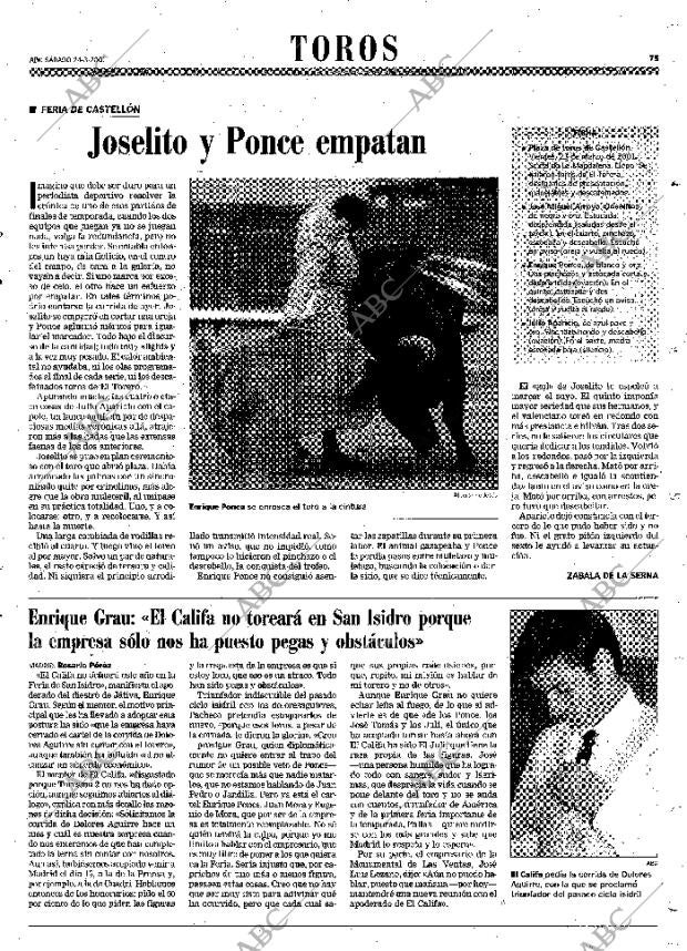 ABC MADRID 24-03-2001 página 75