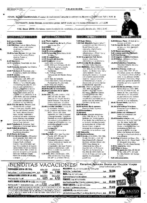 ABC MADRID 24-03-2001 página 83