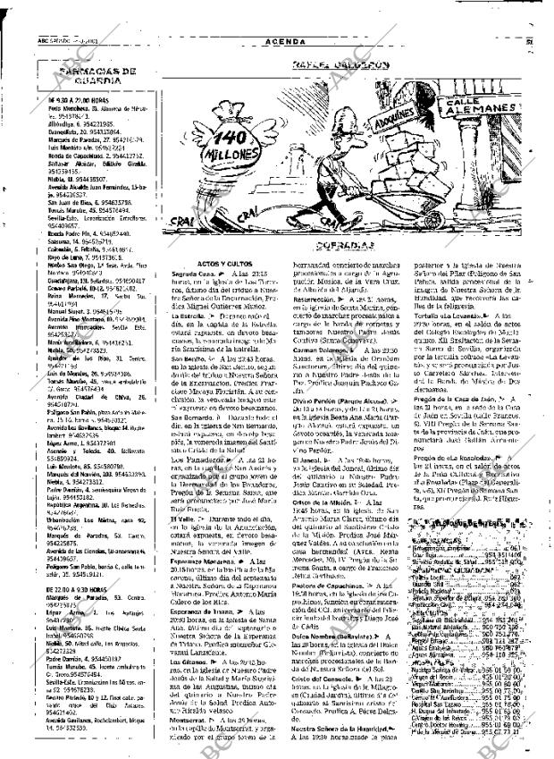 ABC SEVILLA 24-03-2001 página 51