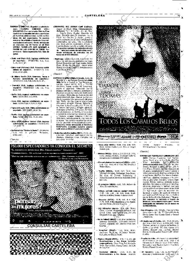 ABC SEVILLA 24-03-2001 página 77