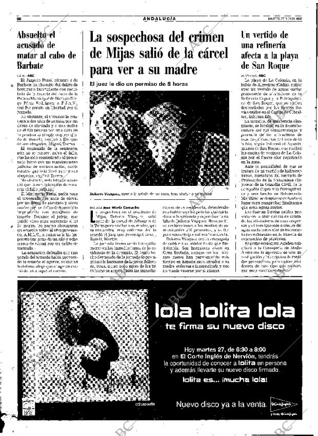 ABC SEVILLA 27-03-2001 página 56