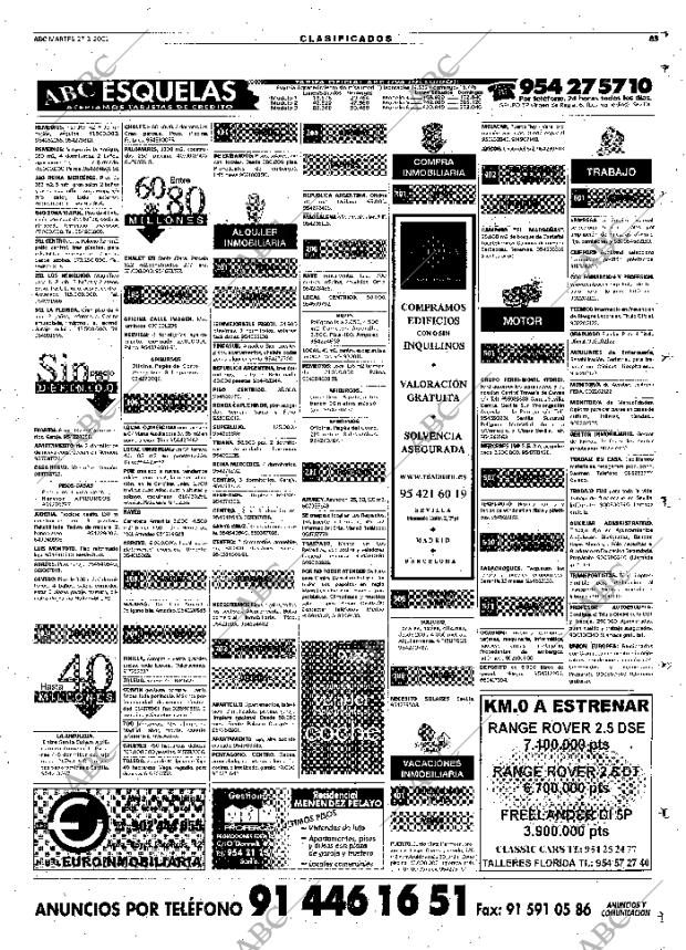 ABC SEVILLA 27-03-2001 página 85