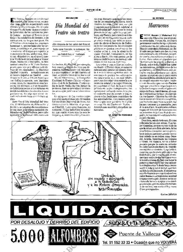 ABC MADRID 28-03-2001 página 12
