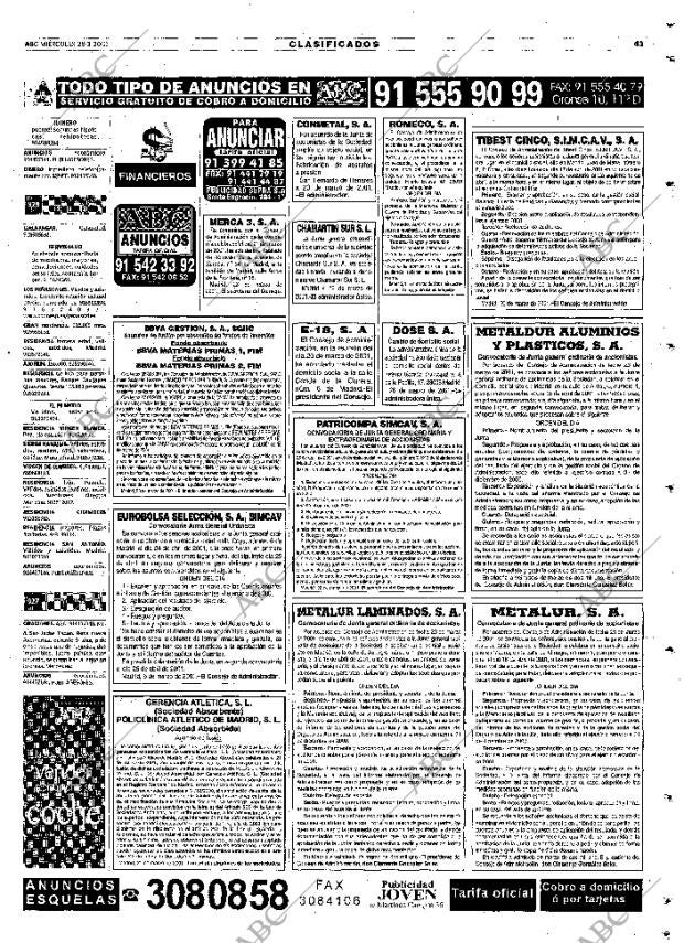 ABC MADRID 28-03-2001 página 127