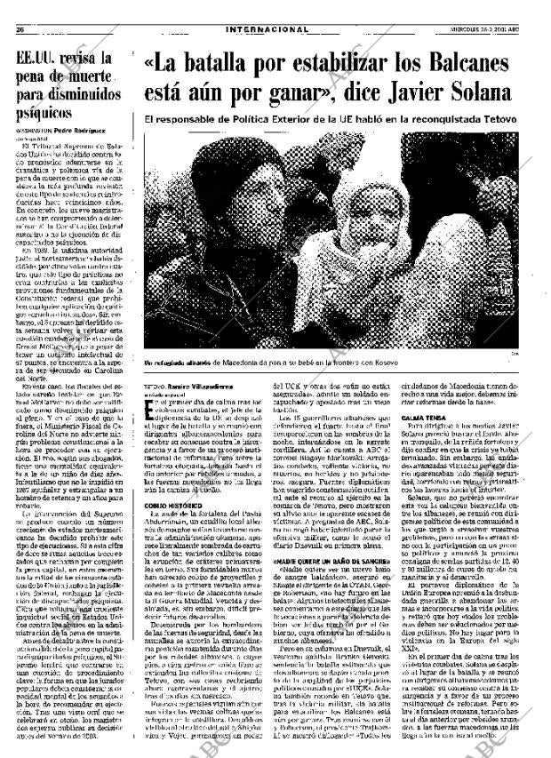 ABC MADRID 28-03-2001 página 26