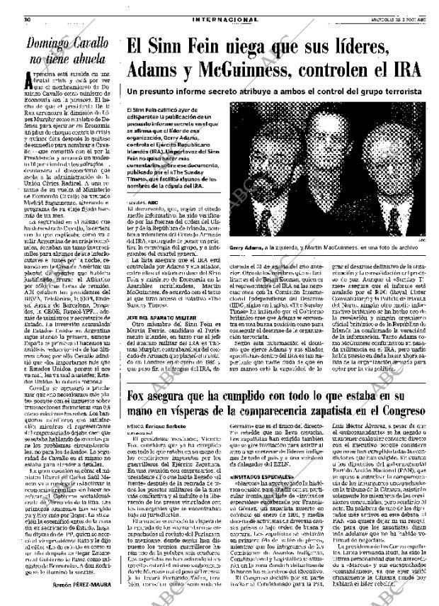 ABC MADRID 28-03-2001 página 30