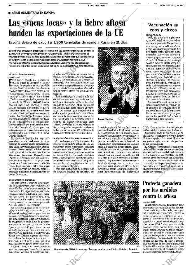 ABC MADRID 28-03-2001 página 34