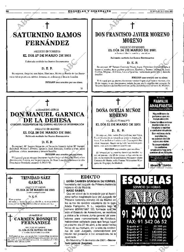 ABC MADRID 28-03-2001 página 68